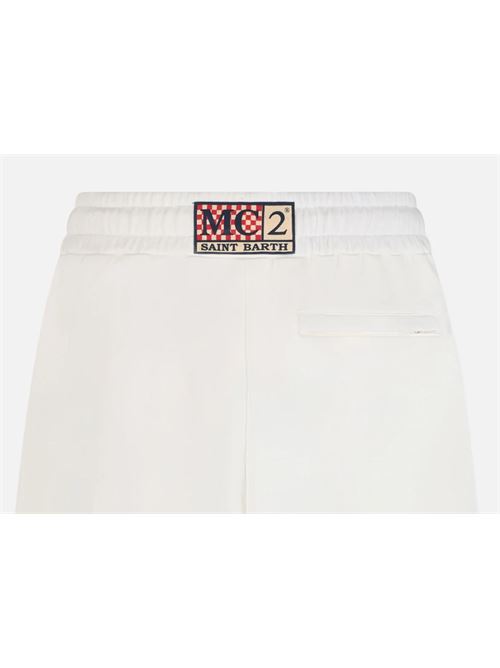raw cut cotton fleece short MC2 SAINT BARTH | RANDLE-00049HSB 01N EMB